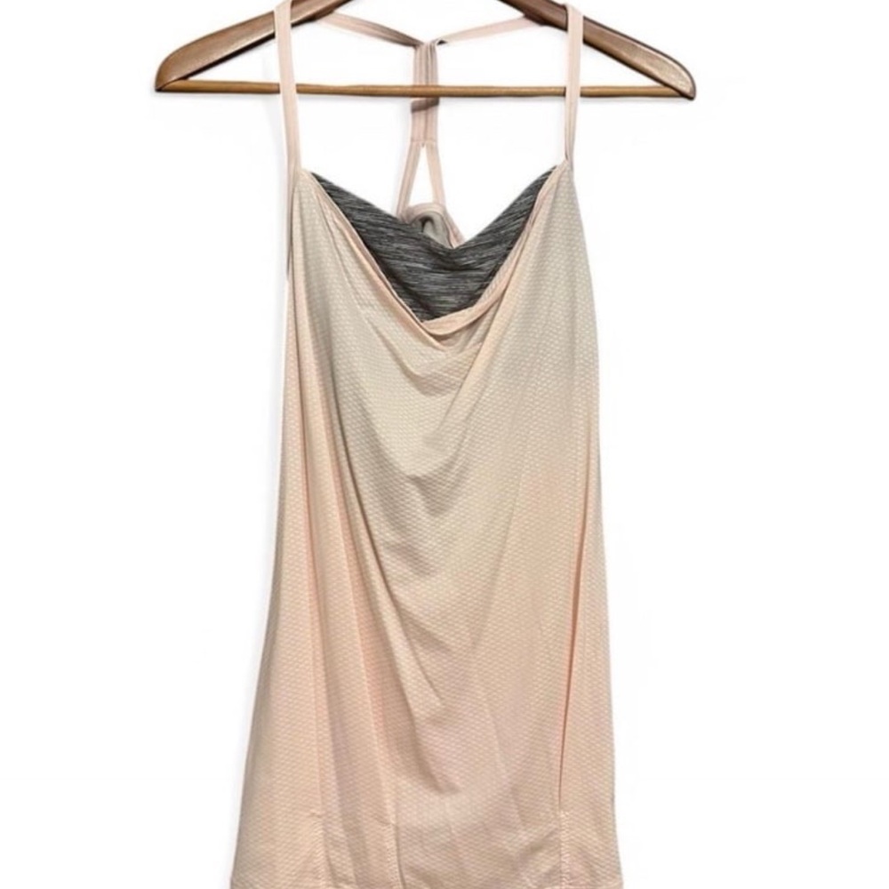 lululemon athletica Pink and Gray Tank Top